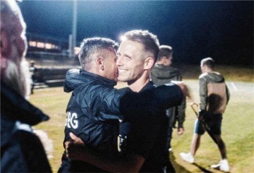 Reichertsheims Doppelpacker Markus Eisenauer nach dem Spiel.Foto Johannes Wimmer