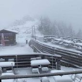 Schnee am Kehlsteinhaus