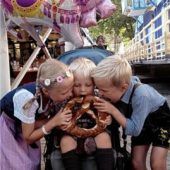 Die Riesenbrezn war schnell weg