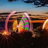 Wenn es Nacht wird auf der Wiesn