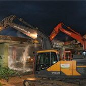 Marode Autobahnbrücke abgerissen