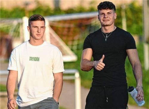 Er hat noch viel vor mit den Sechziger-Fußballern: der 23-jährige Stürmer Laurin Demolli. Foto Hans-Jürgen Ziegler