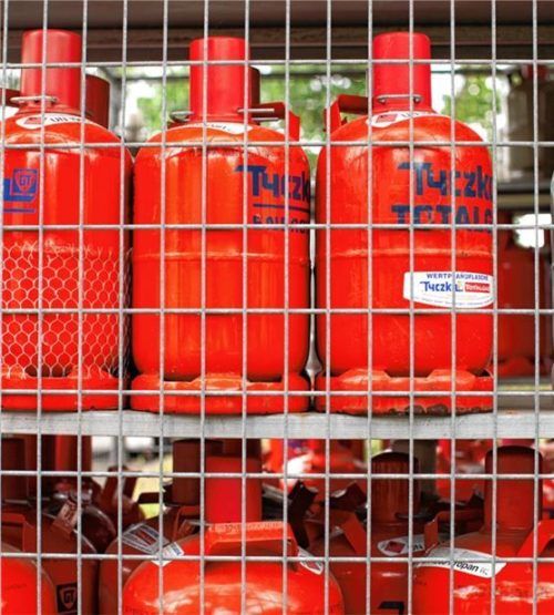 Gasflaschen werden stark nachgefragt.Foto dpa