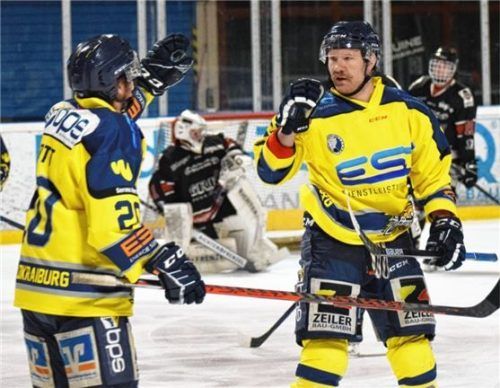 Kapitän Thomas Rott (Links) und Christian Neuert starten in die Testspielphase.Foto Paolo Del Grosso