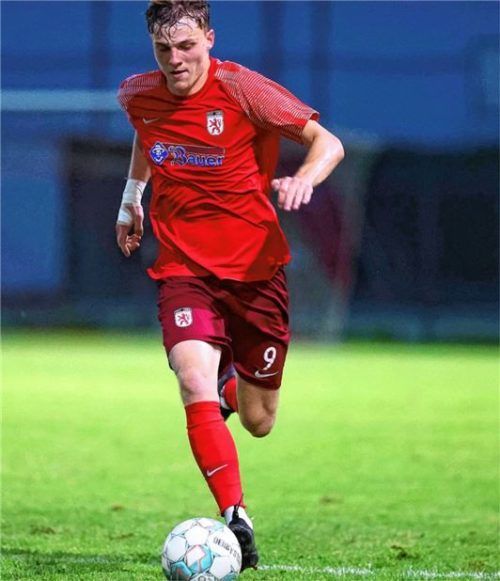 Luca Wagner hatte in der 86. Minute die Chance auf den Ausgleich, nutzte diese aber nicht.Foto Christian Butzhammer