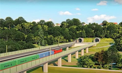 Die Bahn streicht die Unterquerung des Inns nördlich von Rosenheim aus der Planung des Brenner-Nordzulaufs.Foto Visualisierung BAh