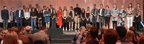 24 erfolgreiche Athleten, darunter Tina Lutz aus Holzhausen bei Bergen, sind zum Ende ihrer sportlichen Karriere mit einem großen Dankeschön verabschiedet worden. Foto Socrates Tassos/Picture Alliance