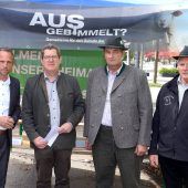Almbauern halten Mahnwache