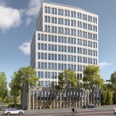 45-Meter-Koloss entsteht am Bahnhof Rosenheim