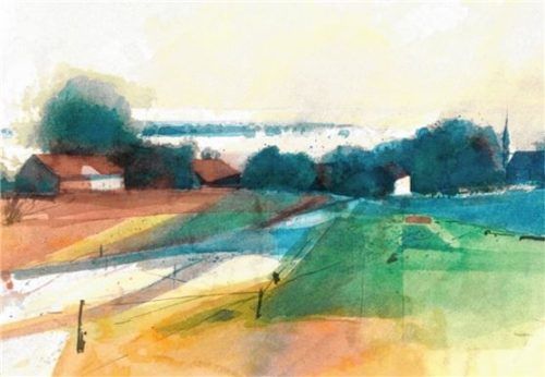 Der Künstler Willy Reichert zeigt seine Werke unter dem Thema „Sehnsucht“in Wasserburg.Foto Janeczka