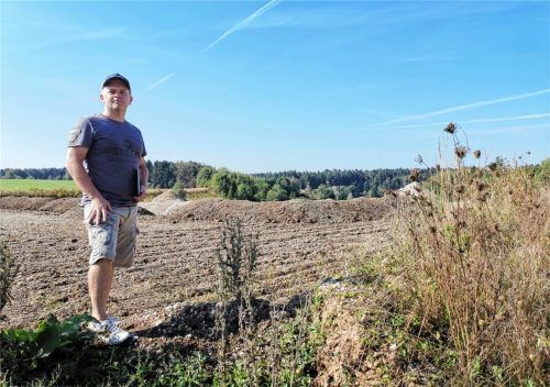 Im Frühjahr werden an der Kiesgrube in Maitenbeth zusätzliche Messstellen zur Untersuchung des Grundwassers errichtet.Foto Leitner
