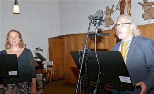 Hochengagiert sangen Veronika Burger und Herbert Gruber das „Te Deum“ von Walther Prokop.