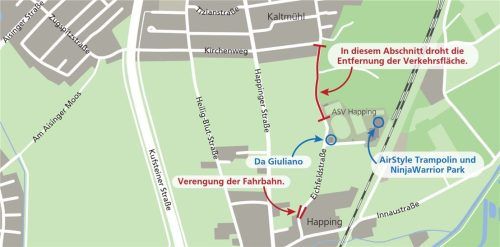 Laut eines Urteils des Verwaltungsgerichtshofs wäre Christof Huber berechtigt, den Straßenabschnitt zwischen dem Kirchenweg und den Tennisplätzen entfernen zu lassen. Klinger