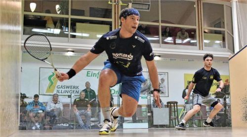 Rudi Rohrmüller gewann im Halbfinale gegen den Iren Scott Gillanders.Foto re