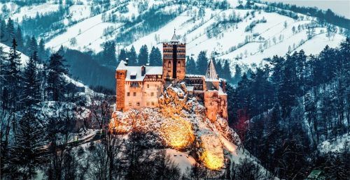 Schloss Bran in Siebenbürgen, der Wohnort Graf Draculas.