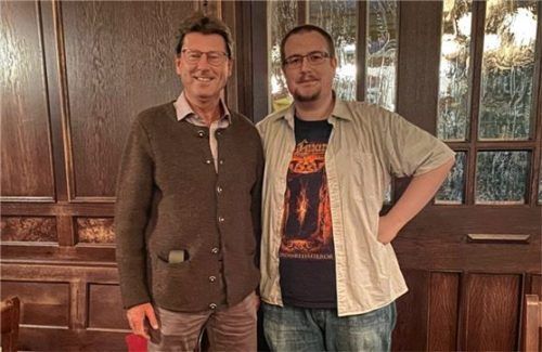 Stellen sich zur Wahl auf: (von links) FDP-Landtagskandidat für Rosenheim-Ost, Dr. Jörg Buse, und FDP-Bezirkstagskandidat für Rosenheim-Ost, Daniel Reuter.Foto re