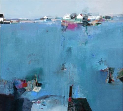 Willy Reichert, „Landschaft in Blau“ Foto C. Teine