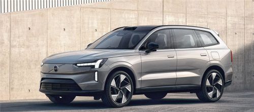 360-Grad-Umgebungserfassung für die Assistenzsysteme, Bedienung über das Smartphone und Vinyl aus recycelten Flaschen sind einige der Neuerungen des Volvo EX90. Foto AUM/VOLVO