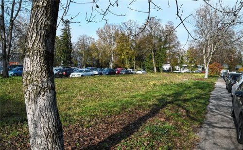 Auf dem Gelände der ehemaligen Bogensiedlung sollen ein Technologiepark und ein Studierendenzentrum errichtet werden.Foto  Schlecker