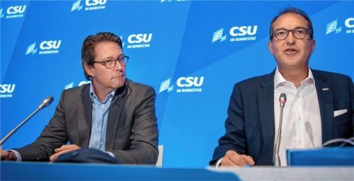Die beiden Bundesverkehrsminister a. D. Andreas Scheuer (links) und Alexander Dobrindt, haben aus Lesersicht Mitschuld an Millionenschäden zu Lasten der Steuerzahler. Foto dpa