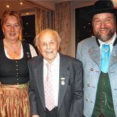Peter Bodner ist 75 Jahre Mitglied im Trachtenverein