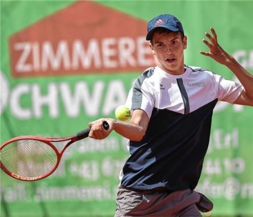 Florian Walcher vom TC Übersee hat es in seiner Altersklasse auf Platz neun geschafft. Foto Hans Weitz