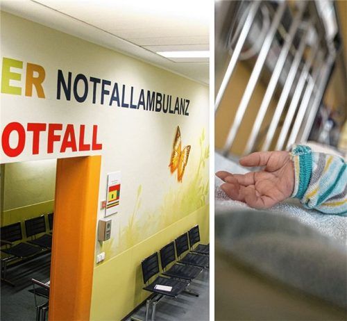 Kliniken und Kinderarztpraxen sind voller kleiner Patienten. Romed spricht von „prekärer“ Lage bei RSV-Infektionen. Foto RoMed Klinik / dpa