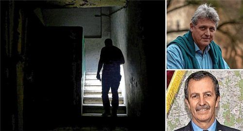 Kreisbrandrat Richard Schrank (rechts unten) arbeitet an einem Notfallplan. Bernd Fessler, Kreisverbandsvorsitzender der Gemeinden im Landkreis Rosenheim (rechts oben), appelliert an die Solidarität der Bürger. Foto Marwan Naamani