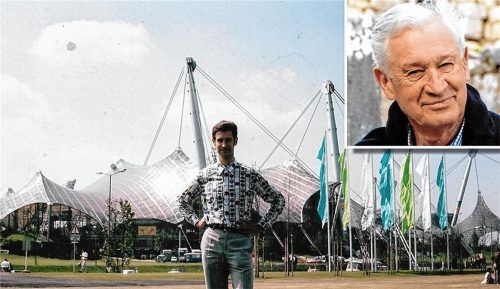Zum Niedernknieen findet Hilmar Mund das Olympia-Stadion in München noch heute. Damals, 1972, schuf das Stadion die Atmosphäre, die den jungen Rosenheimer prägte. Foto privat