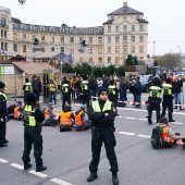 Autobahnen und Stachus blockiert