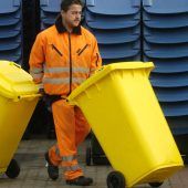 Testlauf für die Gelbe Tonne