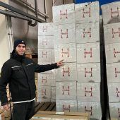 Wem gehört dieser Chips-Berg?