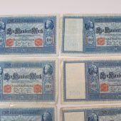 Ermittler entdecken Reichsbanknoten