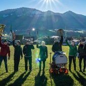 Samerberger Musikanten begrüßen das neue Jahr