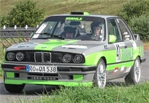 Bayerischer Rallye-Meister 2022: Josef Haagn von der Rallye-Gemeinschaft Rosenheim, unterwegs mit den Co-Piloten Sandra Fellermair und Andy Blank.Foto Weber