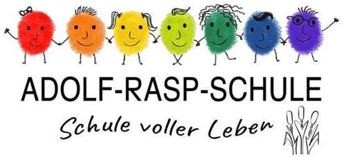 Das neue Erkennungszeichen der Adolf-Rasp-Schule.Foto re