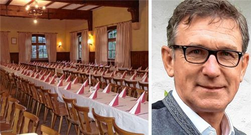 Der Samerberger Bürgermeister Georg Huber bedauert, dass wegen der Festsaalschließung Veranstaltungen ausfallen müssen. Foto Re