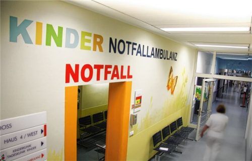Die Kinder-Notfallambulanz der Romed-Klinik Rosenheim. Foto RoMed Rosenheim