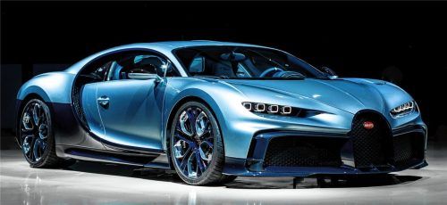 Ein Bugatti Chiron Profilée wird am 1. Februar 2023 in Paris versteigert. Foto Autoren-Union Mobilität/Bugatti