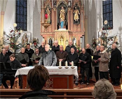 Heuer erklangen die Lieder an Heiligabend in der Stephanus-Kirche. Foto re