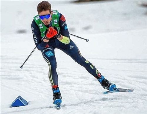 Jakob Lange überzeugte beim Weltcup in Ramsau mit der viertbesten Laufzeit.Foto Christian Otto
