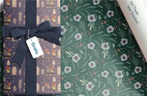 Schönes recycelbares Geschenkpapier gibt es ab 5. Dezember in den OVB-Geschäftsstellen.