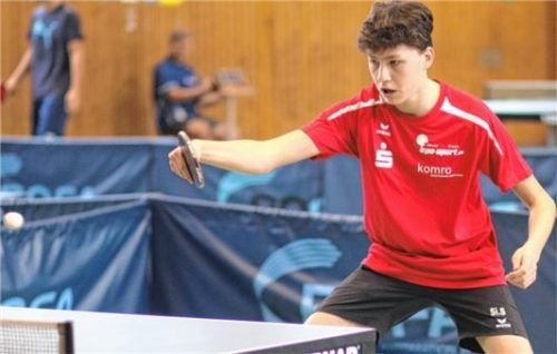 Simon Schulze möchte mit dem TTV Rosenheim die Fahrkarte zum Final-Four-Endturnier lösen.Foto Gerhard Erlich