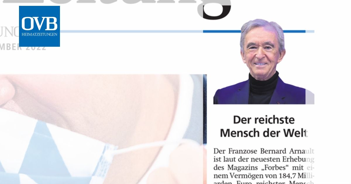 Der reichste Mensch der Welt - OVB Heimatzeitungen