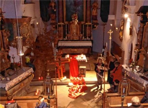 Taizé-Andacht bei der „Langen Nacht der Kirche“.Foto Koller