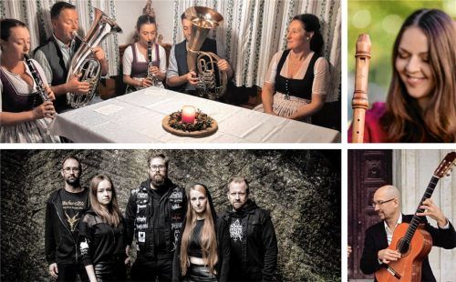 Zu Weihnachten wird überall musiziert – allerdings auf sehr unterschiedliche Art und Weise. Fotos  Strim, Bungartz, Picasa, re