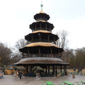 Freier Blick auf Chinesischen Turm