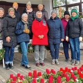 Viele, viele rote Kerzen