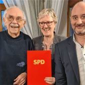 Hugo Führling für 60 Jahre bei der SPD geehrt