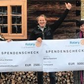 Rotary Club spendet 7500 Euro für Ukrainehilfe Wasmeier